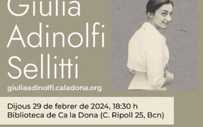 Presentació de web dedicada a Giulia Adinolfi Sellitti